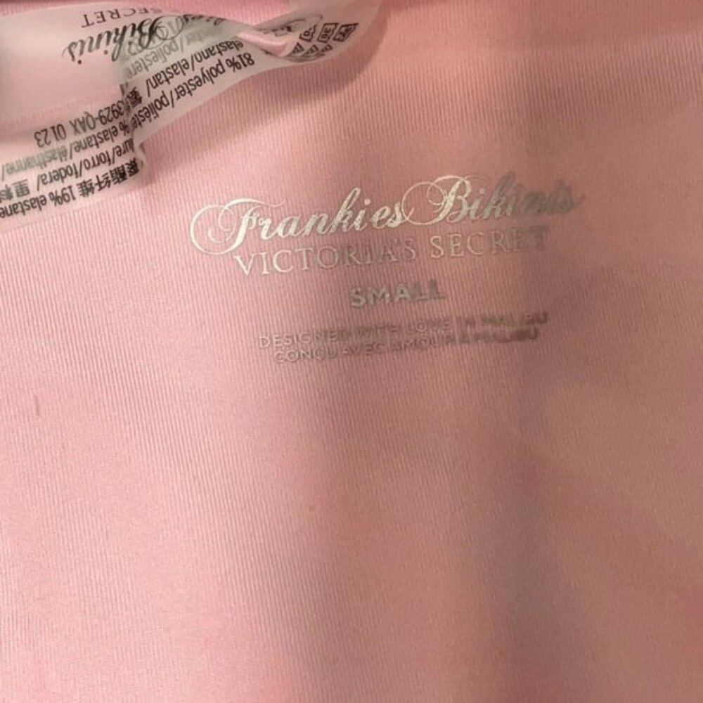 NWT Frankie’s Bikinis X Victoria’s Secret Pink Paisley Brief Bikini Bottoms - Picture 5 of 5
